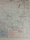 1891 Antique Color Railroad Map Far Western States