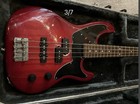 Fender Precision Bass Electric 4 String Solid Body Red Guitar With Case