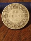1900 Newfoundland 50 Cents And 1919 25 Cents  Low Mintage 2 Coin Lot 