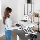 Standing Desk Coverter Stand Up Desk Adjustable Desk 32 Inch Riser Home Office