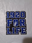 Zeta Phi Beta Sorority  1920 For Life  Embroidered Iron On Patch
