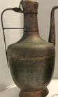 Antique Large Middle Eastern Turkish Hammered Copper Water Vessel Jug 18 