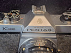 Asahi Pentax K-1000 35mm Slr Camera W  Smc Pentax -m 1 4 200mm Lens- Very Nice