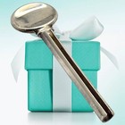 Tiffany   Co  Sterling Silver Toothpaste Tube Key Squeezer In Pouch   Box