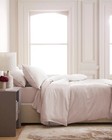 Quince Viscose Organic Bamboo Duvet Cover Full Queen Soft Blush