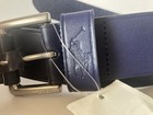 New Polo Ralph Lauren Men s Signature Pony Leather Belt Newport Navy 32