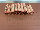 15 Rolls Lincoln Wheat Pennies 750 Coins Mixed Dates 1909-1958 Bulk Lot