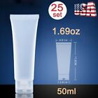 30pcs Empty 1oz Frosted Pe Tubes Squeeze Cosmetic Cream Lotion Travel Bottles