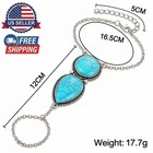 Native Indian Hand Strung Turquoise Bracelet