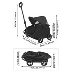 Small Dog Stroller Pet Stroller For Small Dogs Cats  4 Wheels Folding Dog Cart