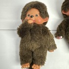 Vintage Sekiguchi Monchhichi Monkey Plush Dolls 7  Size Lot Of 2 Boy   Girl