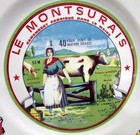 Vintage Rosanna Italy Montsurais Milk Maid Dairy Cow Wine Cheese 8  Wall Plate