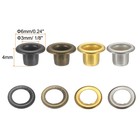400pcs Super Tiny Grommets Kit Metal Eyelets 3mm  1 8  Grommet 4 Colors