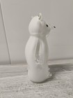 Hand Blown Studio Art Glass Heavy Polar Bear Figurine Coca Cola