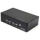Startech Sv431dpddua2 2-port 4k Displayport Dual-monitor Kvm Switch With Audio