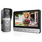 Tmezon Video Doorbell Door Phone Intercom Entry System 1 2x 7inch Lcd Monitor
