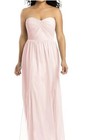 Social Bridesmaids Gown 2 Blush Pink Chiffon Strapless Sweetheart Dress Nwt