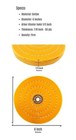 Line10 Tools Buffing Wheel For Bench Grinder  Set Of 2  6 Inch  Yellow Firm And 