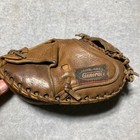 Vintage General Japan Leather Baseball Cathcher   s Glove Mitt 11    Inch - Antique