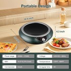 Abangdun 1700w 120v Induction Cooktop Concave Wok Portable With Pan Stove