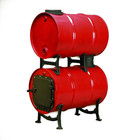 Adapter Kit Wood Burning Double Barrel Camp Stove Heater Cast Iron Legs Collars