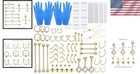 Professional Piercing Jewelry Kit - 90 Mixed Pieces In True 316l Stainless Steel