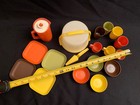 Tupperware Mini Harvest Kids Toys Dishes Play Kitchen Lot Vintage