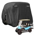 Waterproof -black Golf Cart Cover For 4 Passenger Yamaha Ezgo Club Car
