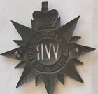 Rare Original 1904 Victoria Rifles Of Canada Glengarry Hat Badge Victorian Era