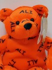 1999  muhammad Ali  Ali Salvinos Bammers Bear Orange Beanie Plush