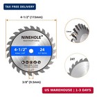 3pack 4 1 2 Inch Circular Saw Blade 24t With 3 8-inch Arbor  Tct Carbide Tipped