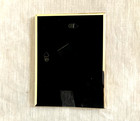 Vintage Mid Century Matted Solid Brass 4x6  Picture Photo Frame - Nice  