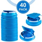 Phszz 40 Pack Vomit Bags Disposable  Leak Resistant Barf Bags  Portabl