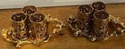 Lipstick Holders Vintage Stylebuilt Gold Tone Filigree 3 Tube   Qty 2