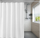 12 Pack Metal Shower Curtain Hooks Rings Double Glide Roller Set For Bathroom