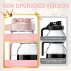 Cold Brew Coffee Maker With V-shaped Lid 64oz Iced Stainless Steel Filter  Bpa