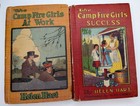 X2 Lot Vtg Helen Hart The Camp Fire Girls At Work Success Books Youth Fiction