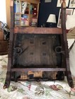 Antique Eastlake Victorian Carved Walnut Platform Rocker Rocking Chair