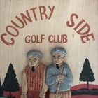 Vintage Wooden Golf Sign      Country Side Golf Club   