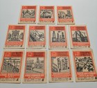 Vintage Soviet Matchbox Labels  Series  all-union Shock Construction  1976 Ussr 