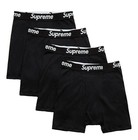 Supreme Hanes Boxer Briefs Men s Underwear  4 Pack  Black   All Sizes - S M L Xl