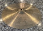Vintage 1970   s Zildjian 16  Thin Stamp Hollow Logo Crash Cymbal 975g  nice 