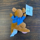 Disney Store Roo Winnie The Pooh Mini Bean Bag Plush Kangaroo Blue Shirt Nwt 7 