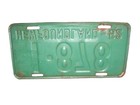 1952 Newfoundland License Plate Canada