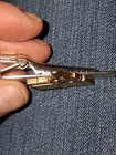 Vintage Craftsman Circular Saw Rotating Blade Tie Clip Bar Clasp Back Tools