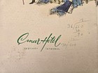 Vintage 1960s Breakfast Menu Omar Hotel Istambul Turkey W Luftansa Airlines