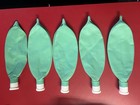 Veterinary Anesthesia Rebreathing Bags Green 1 Liter Size Lot Of 5 Bags