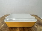 Vintage Pyrex Children s Toy Playset Refrigerator Dishes -8 Pc -1950-60s yellow
