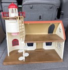 Calico Critters Starry Point Lighthouse Light Up Projector Sylvanian Works