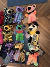 Rare Lot Of 15 Vintage Grateful Dead Liquid Blue Bean Bear Plush
